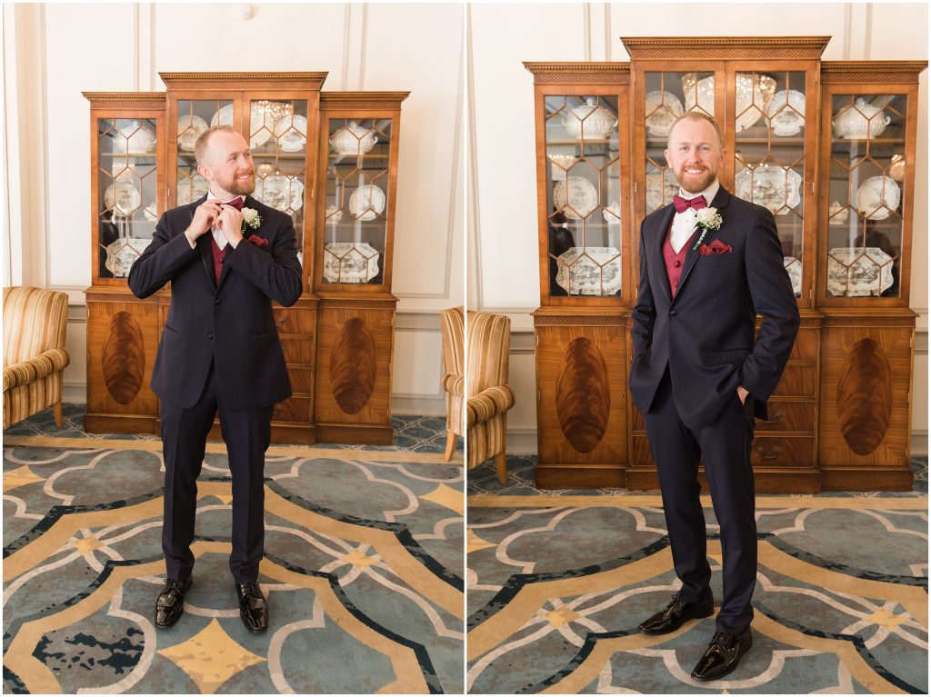 Handsome Groom posing for pics
