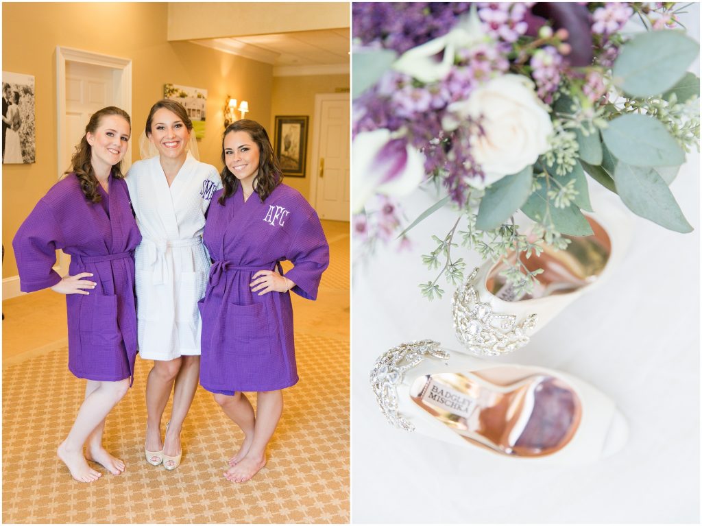 Purple colors for wedding day