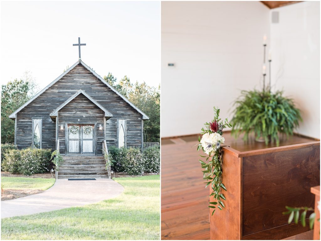 church Hidden Acres Weddings