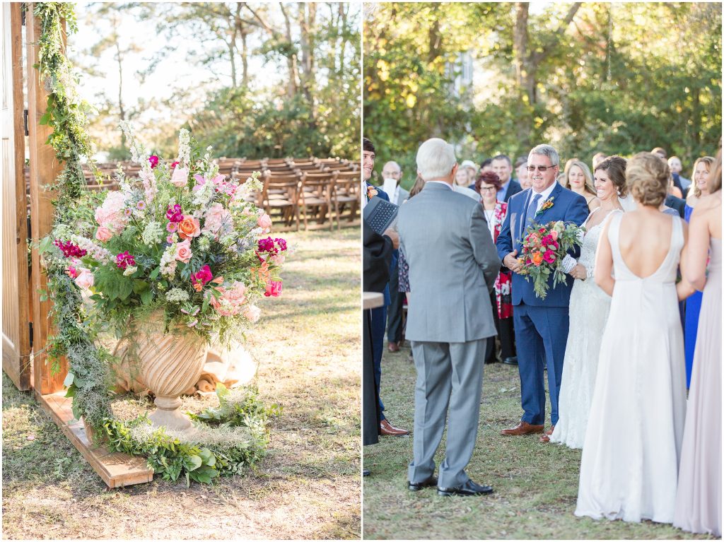 amazing florals Wedding at Sunnyside Plantation