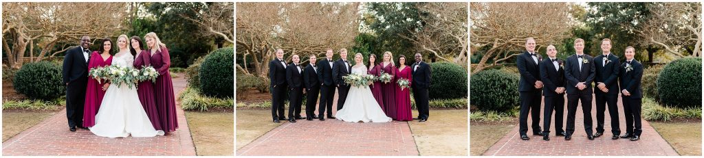 Fall Bridal Party Colors Trinity Church Ceremony and Pinelakes Reception
