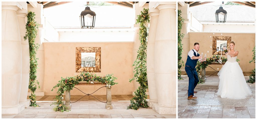 Courtyard greenery 21 Main Events Styled Shoot