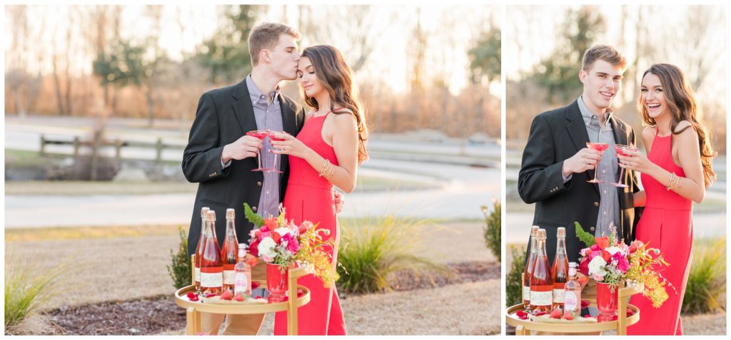 Red and Pink Valentine's Styled Shoot Cypress Inn