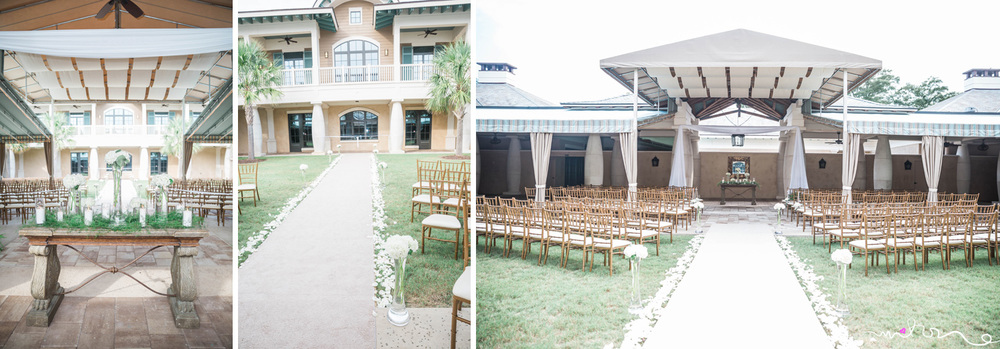 lawn ceremony in courtyard at 21 main events