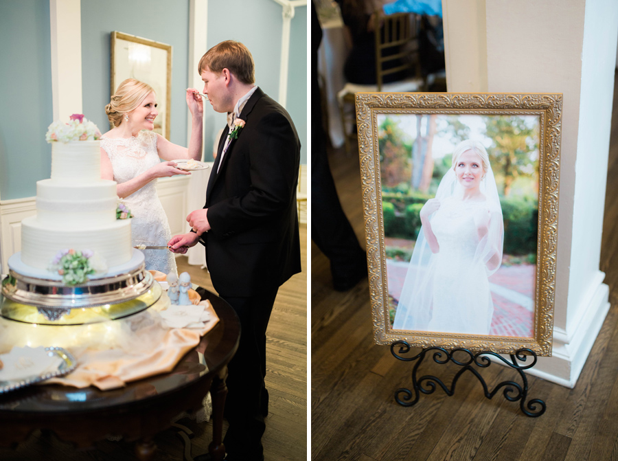 cake and bridal photos "The Granddaddy" Weddings