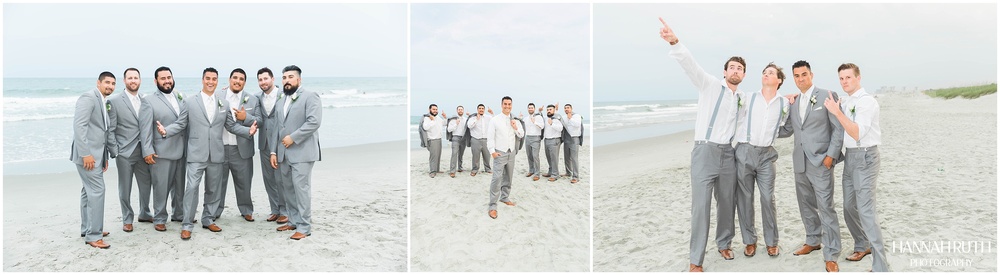 Photos on the beach for a wedding
