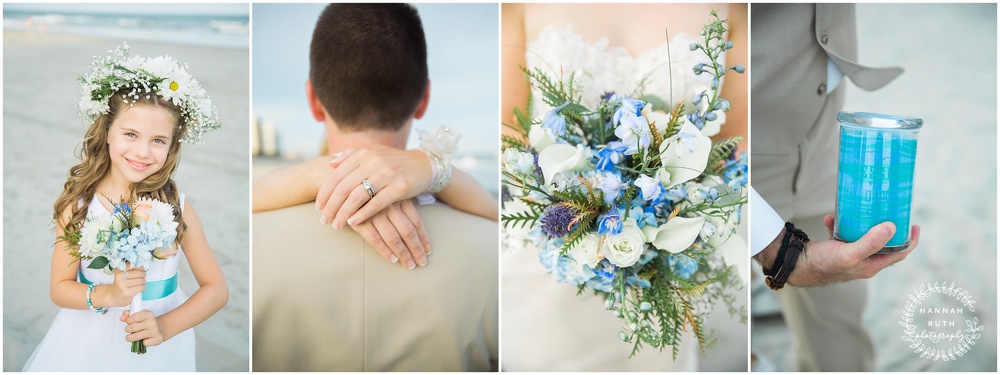 teal florals and crowns for weddings