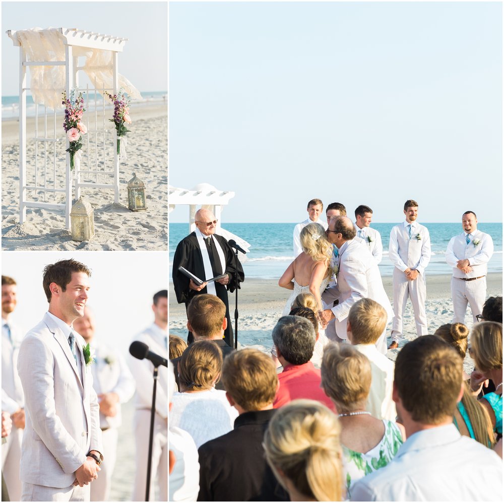 ceremony at Ocean Club Beach Wedding