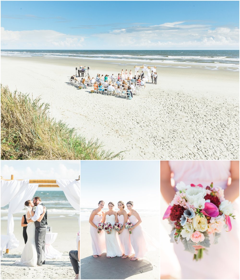 Ceremony Beach Wedding Photos Ocean Isles