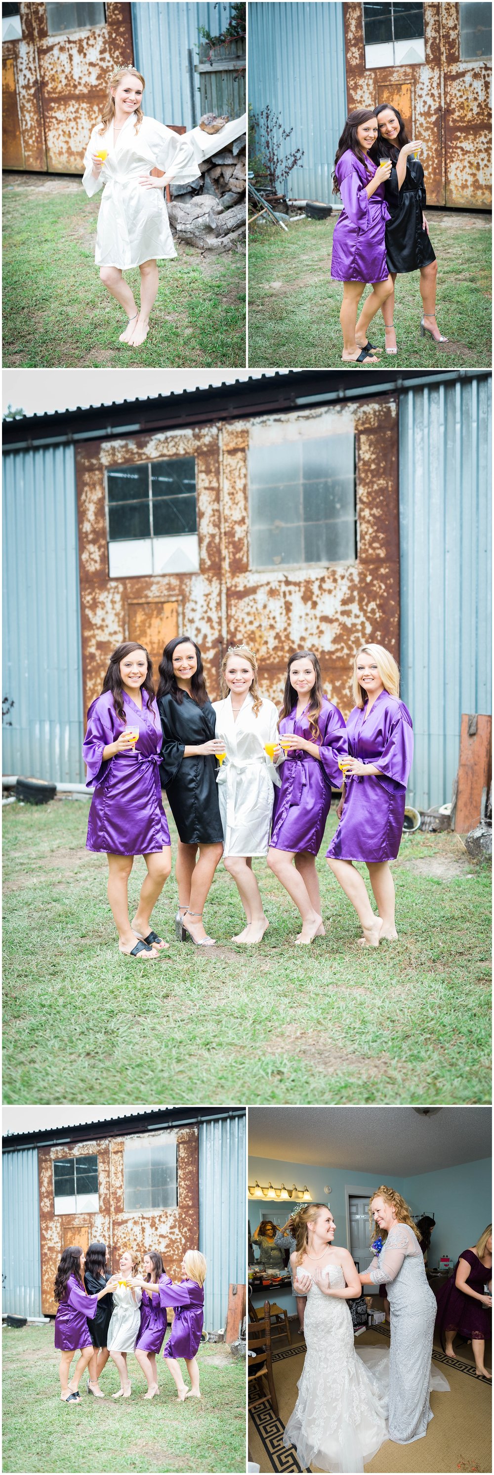 Purple Robes Conway Weddings