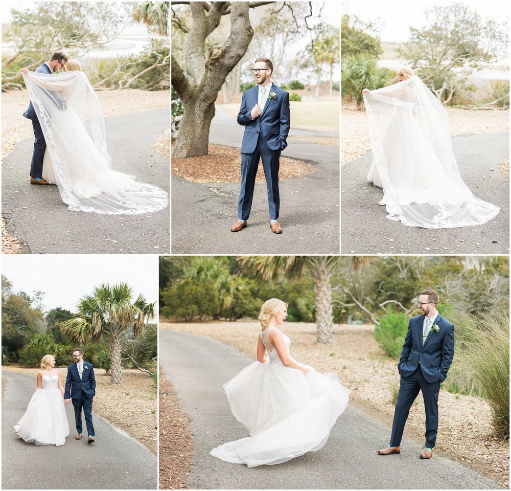 Photos of bride and groom Wedding at The Dunes golf and beach club