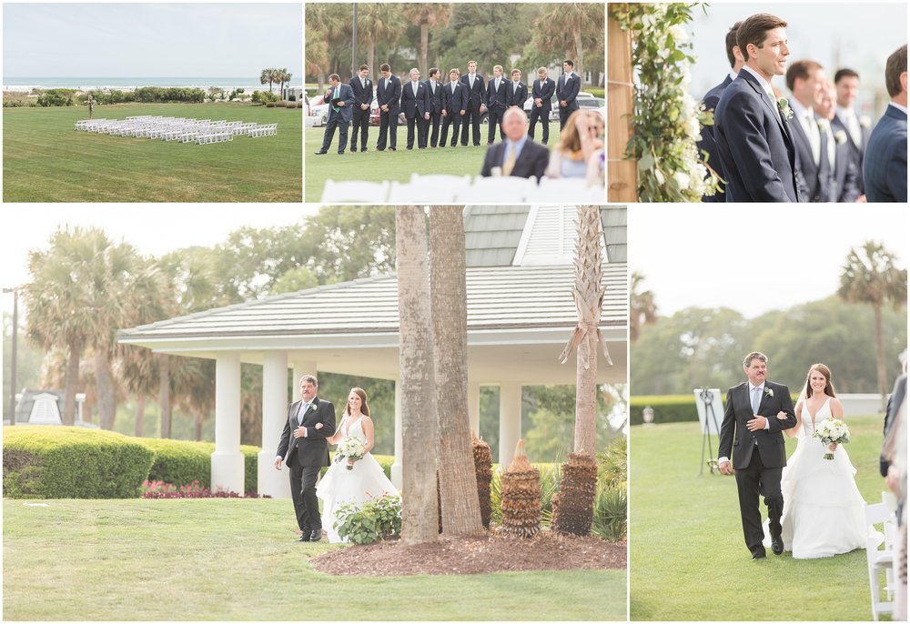 Lawn Ceremony at The Dunes Beach and Golf club, myrtle beach