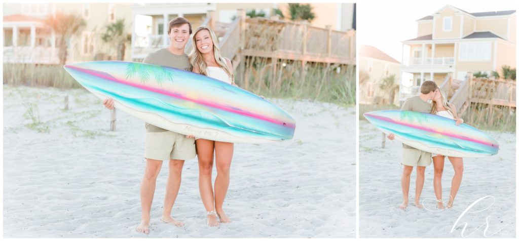 Such a cute Engagement Session Surfer Couple Goals 