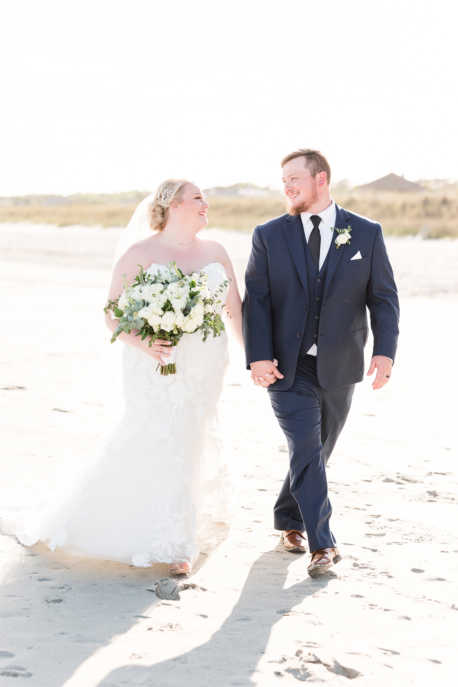 Bride and Groom's beach wedding
