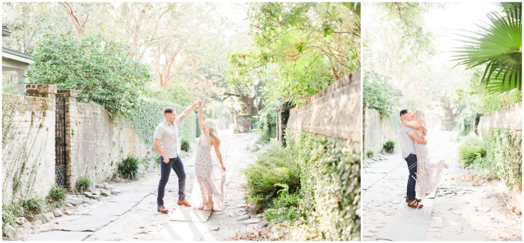 Downtown Charleston Engagement sessions 