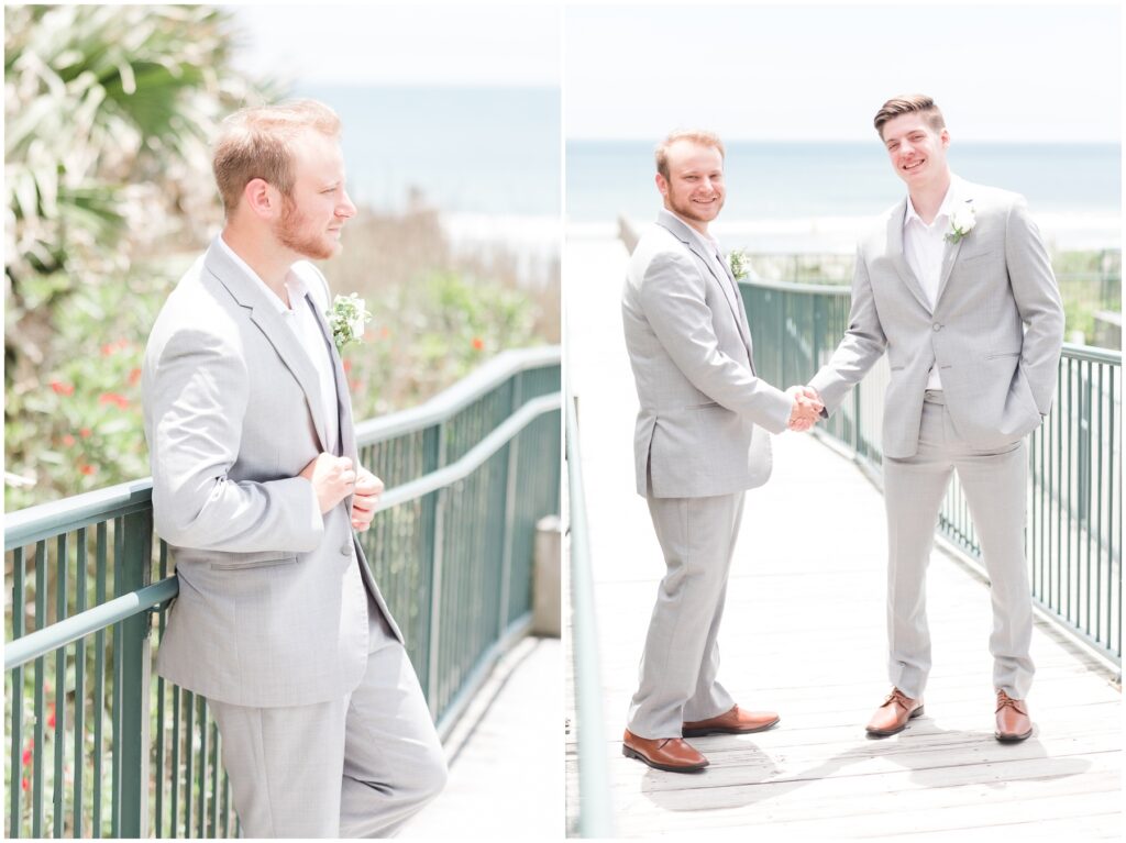 Ocean Isles Beach Weddings - Boys getting ready - Hannah Ruth Photography