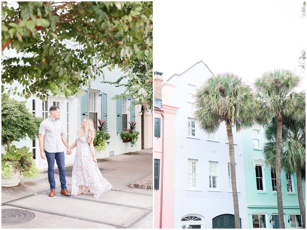 Downtown Charleston Photoshoots rainbow row