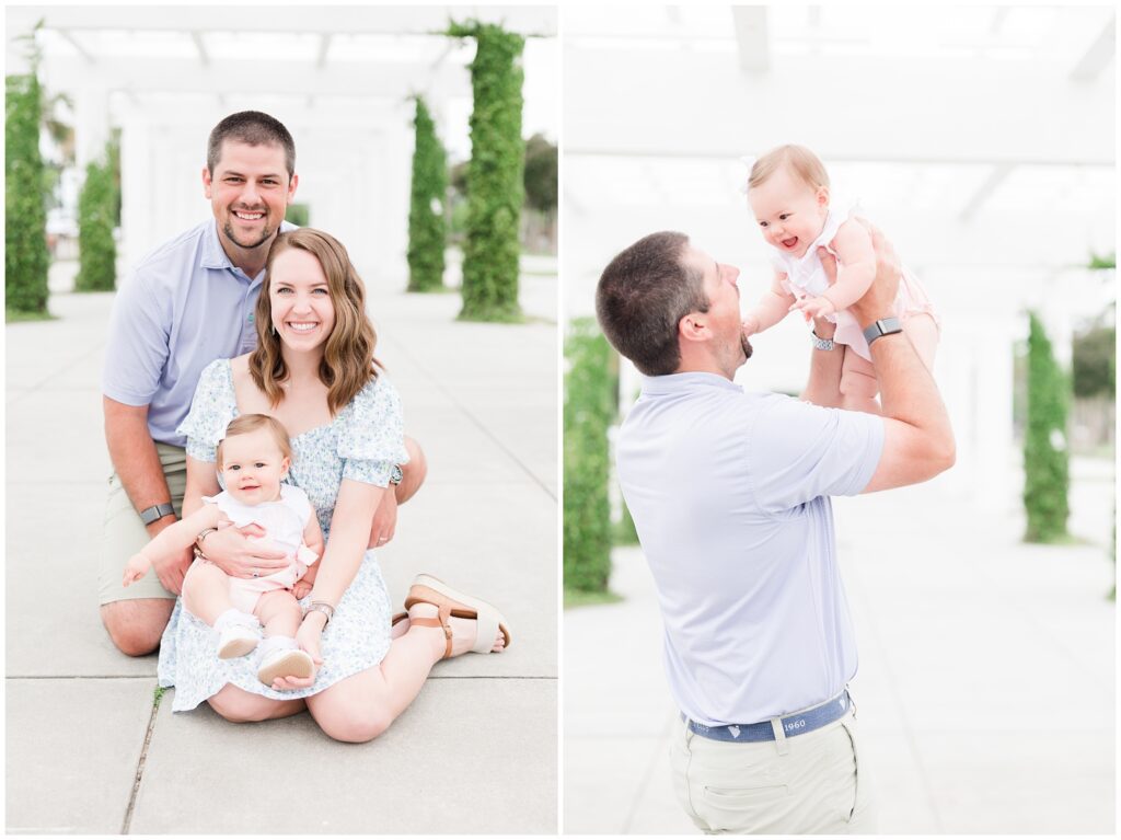 Family photos at the Market Common.