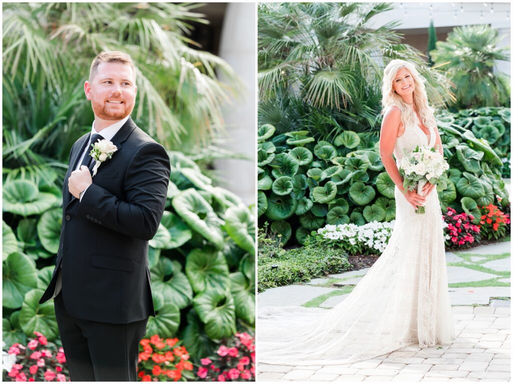 Courtyard for Summer Wedding at 21 Main Events