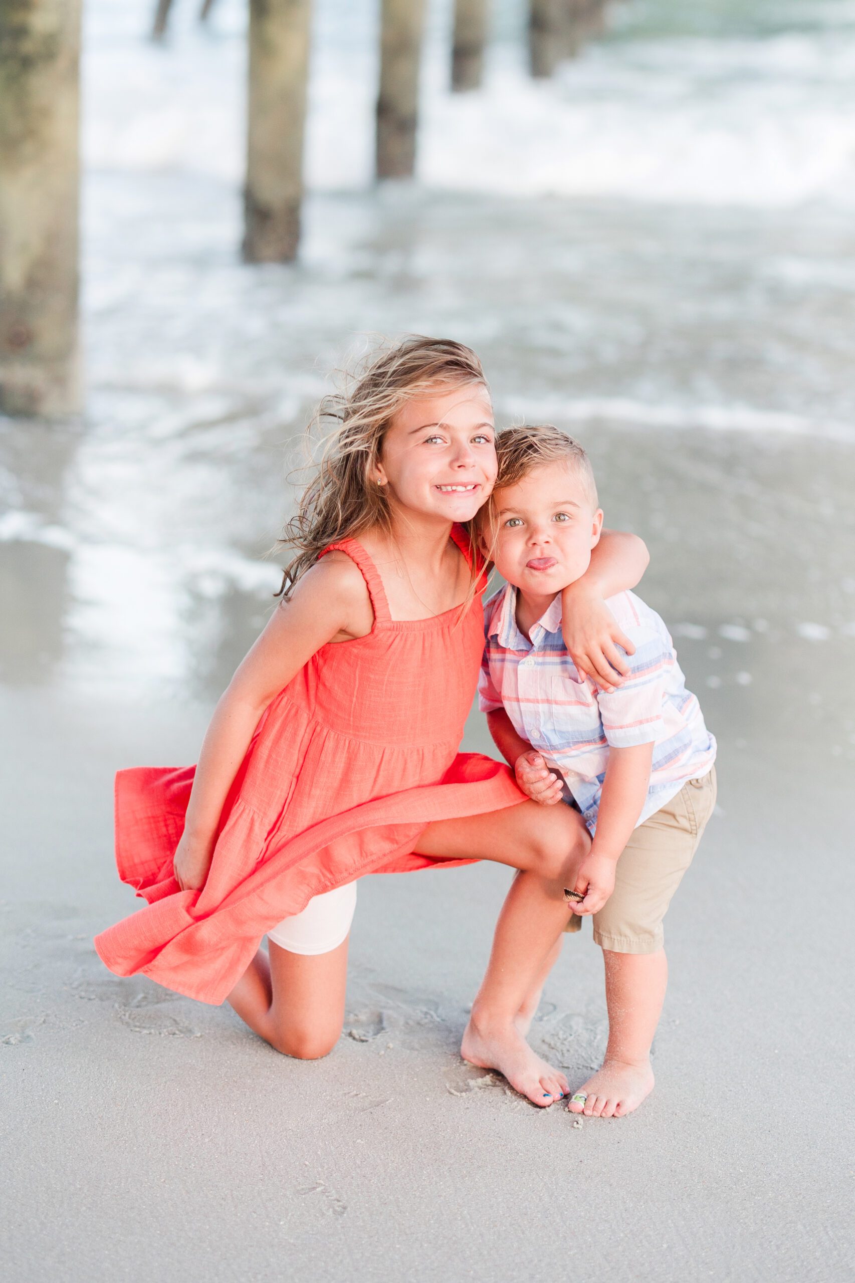 Windy Myrtle Beach Family Session: Tips and Tricks for Photographers