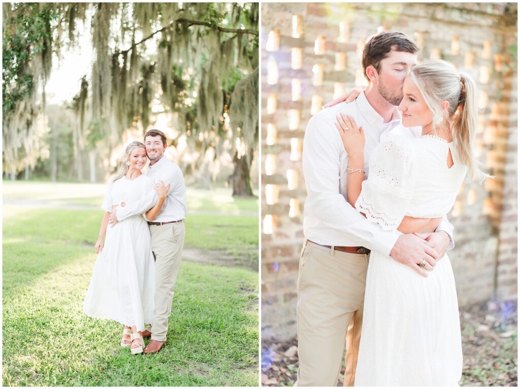 Engagement session at Wedgefield Country Club, Georgetown, South Carolina 