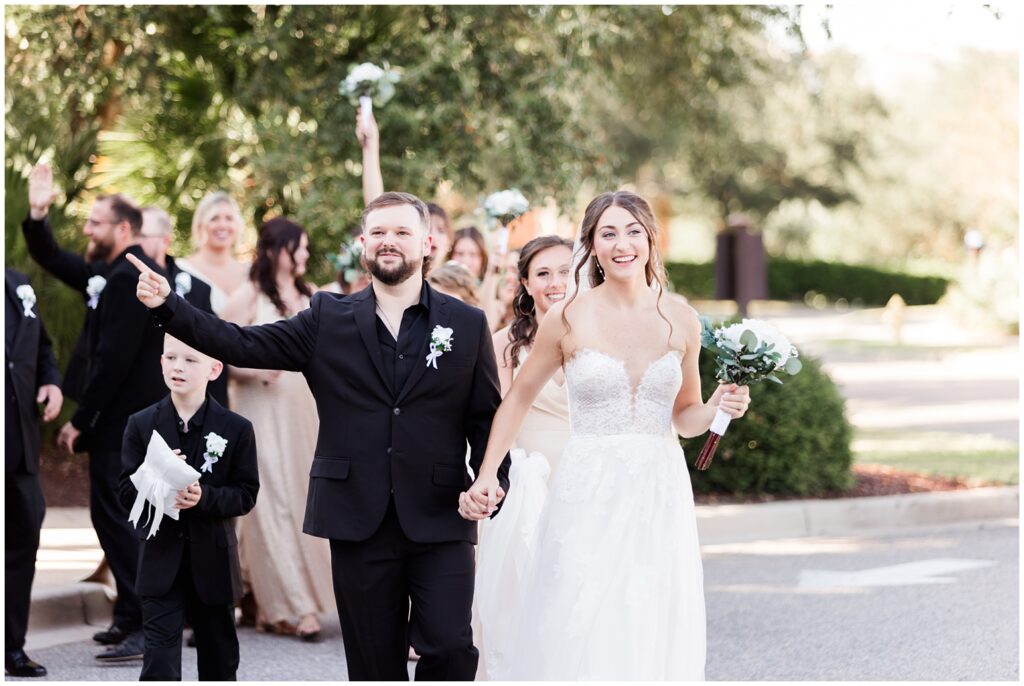 Wedding at 21 Main Events - North Beach Plantation bridal party fun