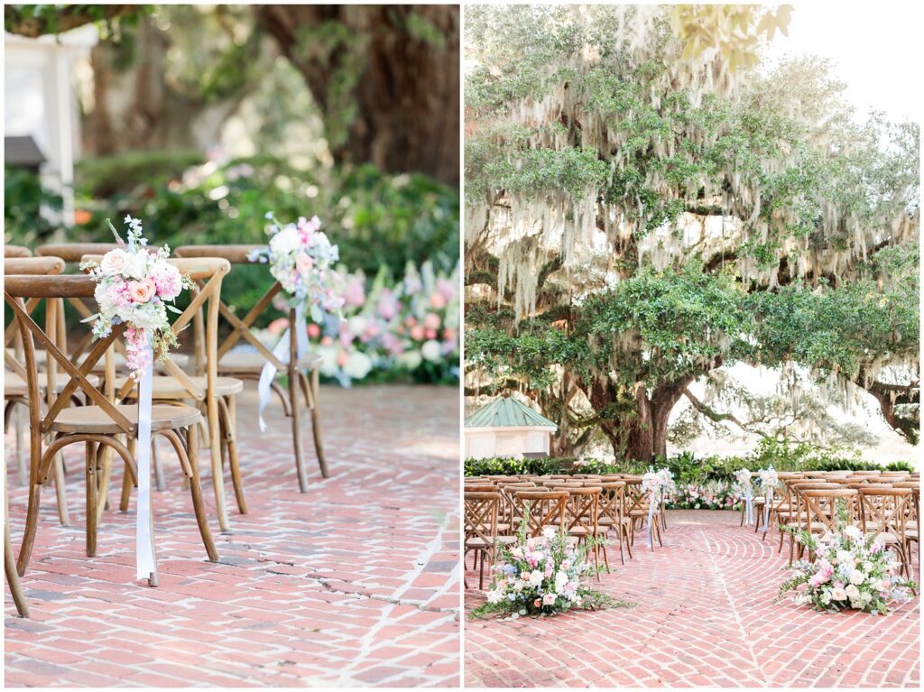 colorful pastel Wedding at Heritage Club in Pawleys Island