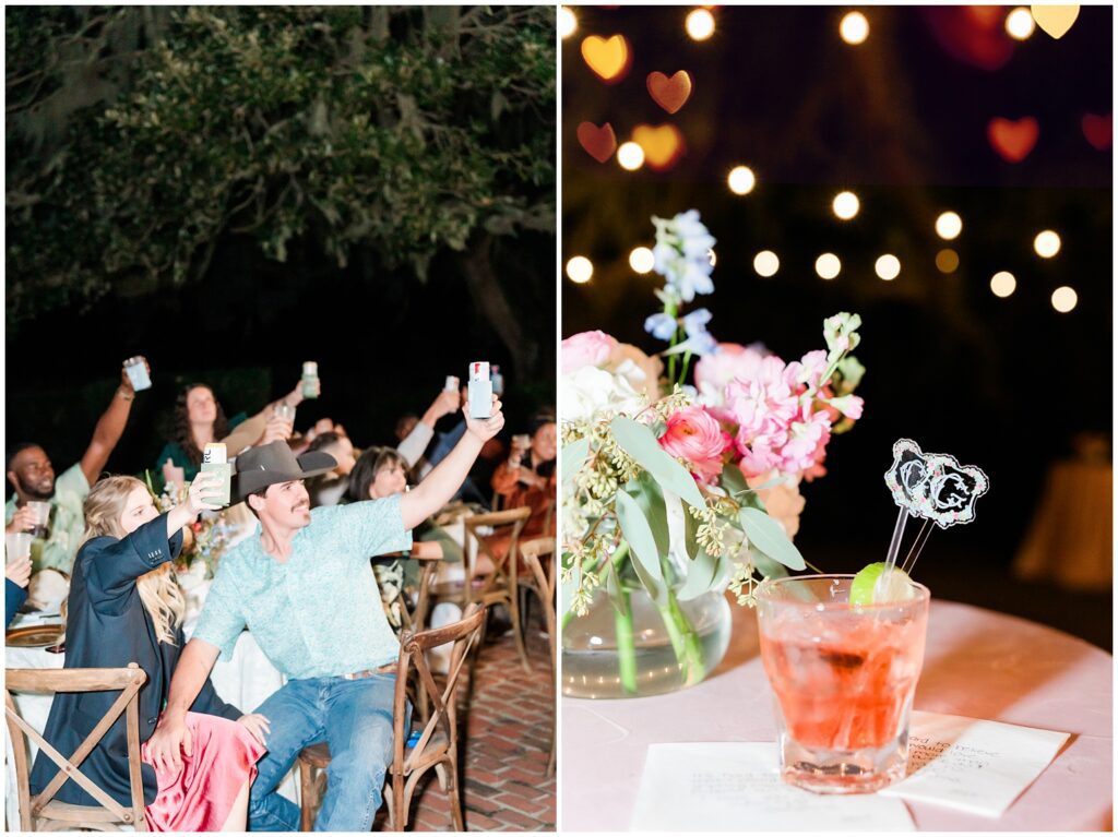 Wedding at Heritage Club in Pawleys Island under the stars 