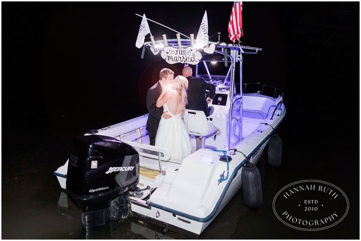 Wedding Day Exits Ideas on a boat 