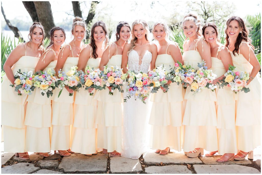 yellow bridesmaid dresses