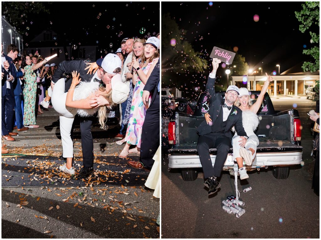 bubble exit wedding ideas