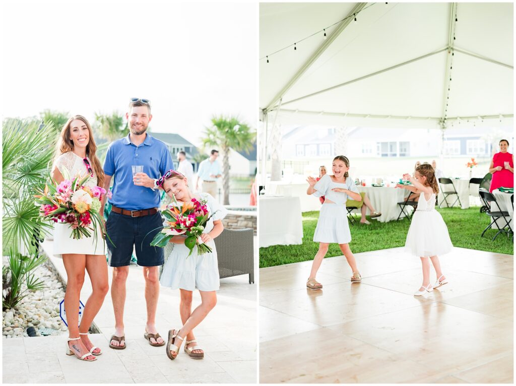 Light and airy wedding florals by Little Shop of Flowers