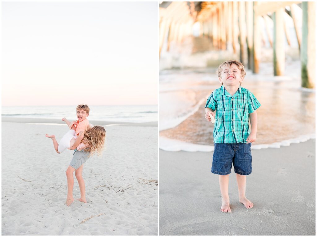 Sunset Family Session in Myrtle Beach

