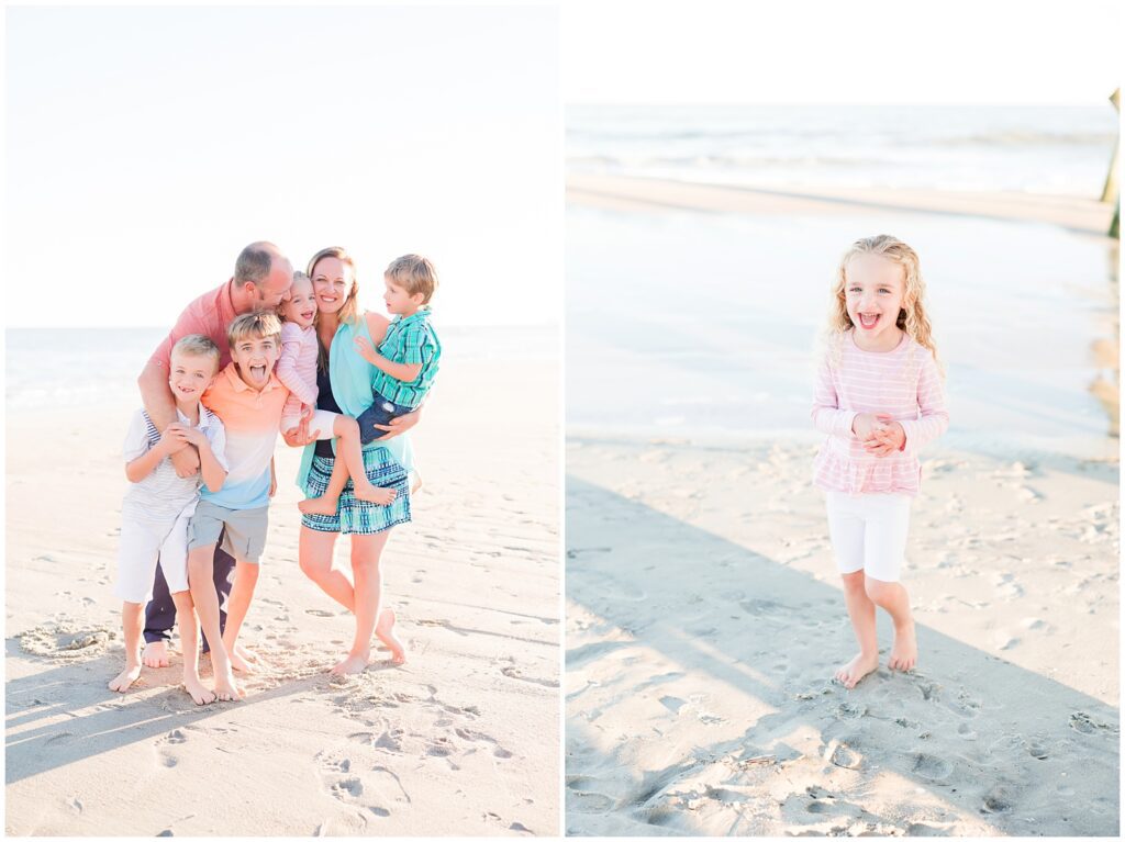 Sunset Family Session in Myrtle Beach

