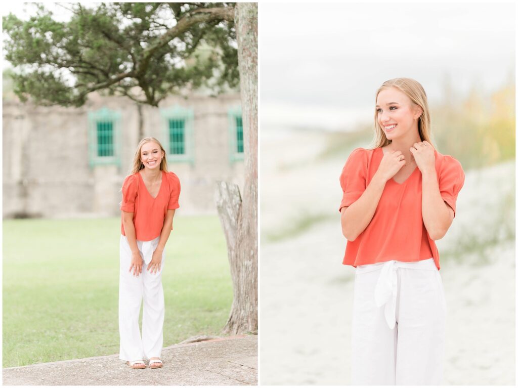 Atalaya Castle at Huntington Beach State Park used as a photoshoot backdrop