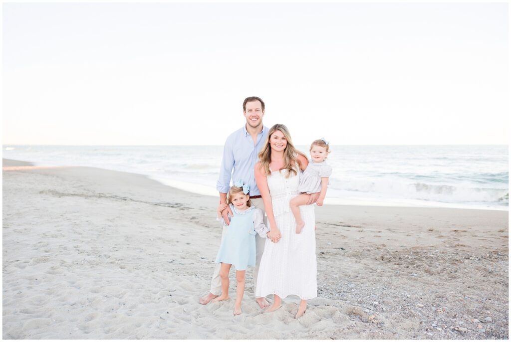 family session at Debordieu Colony Beach in Georgetown, South Carolina