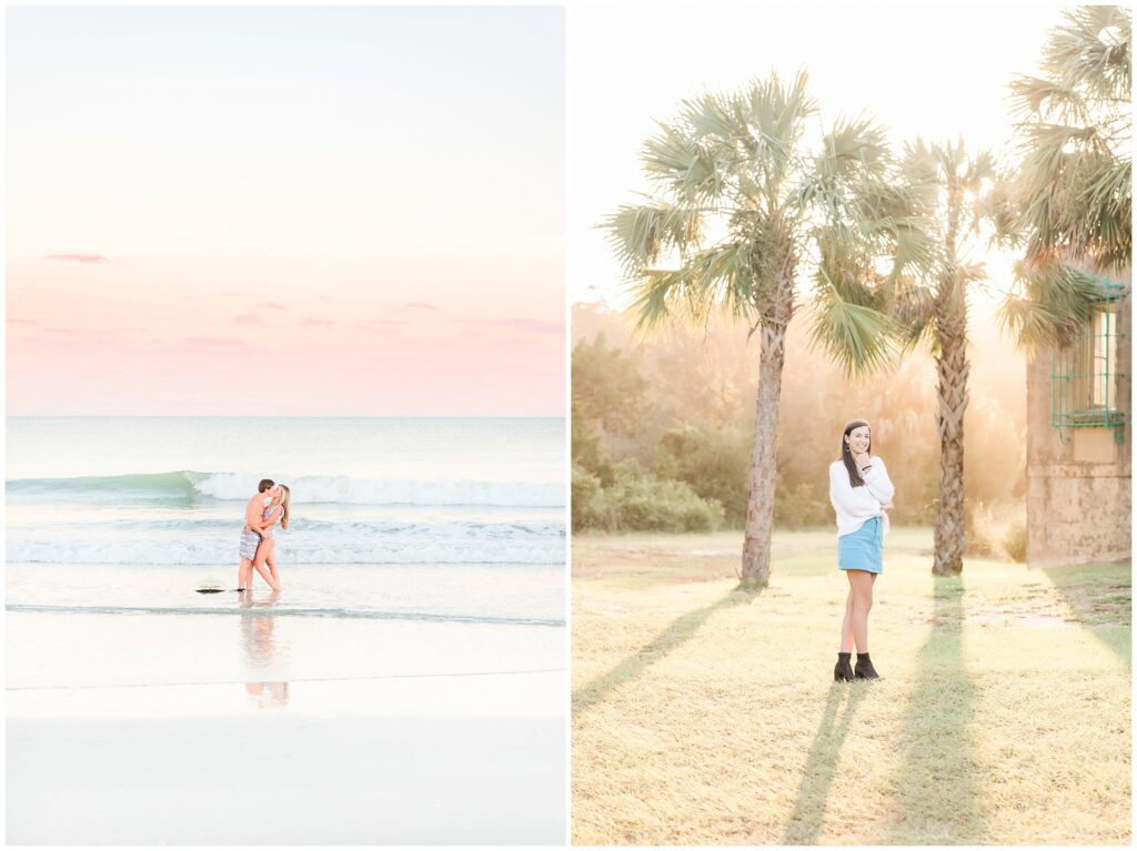 Atalaya Castle at Huntington Beach State Park used as a photoshoot backdrop