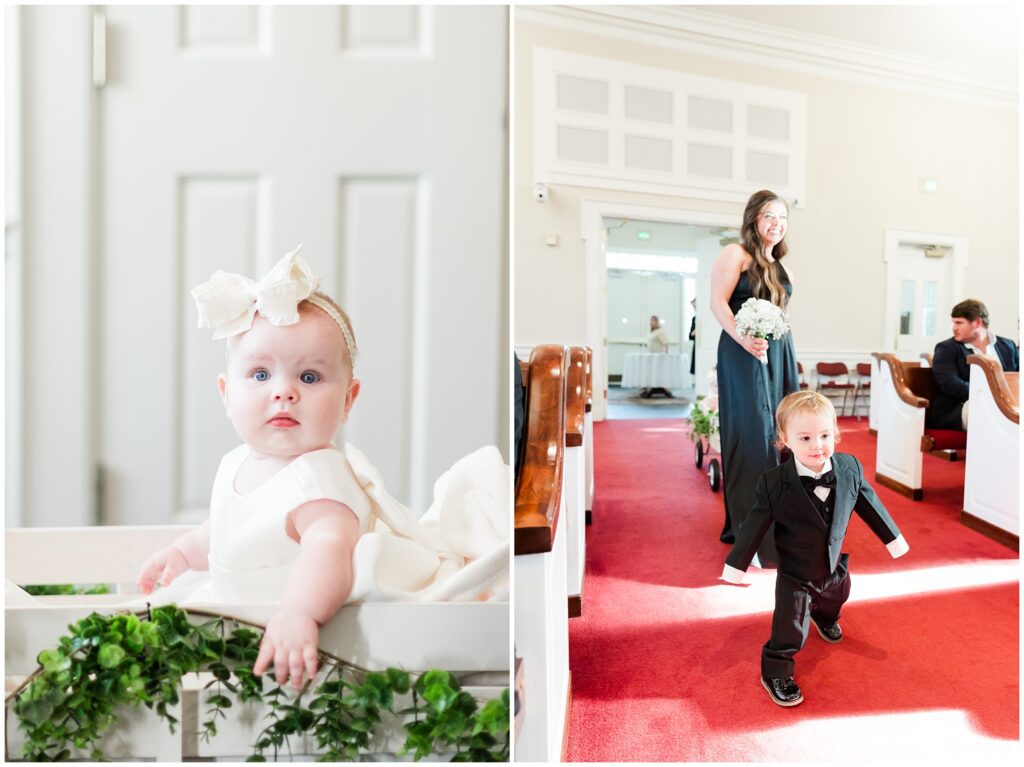 Belin United Methodist Church wedding ceremony in Murrells Inlet, South Carolina