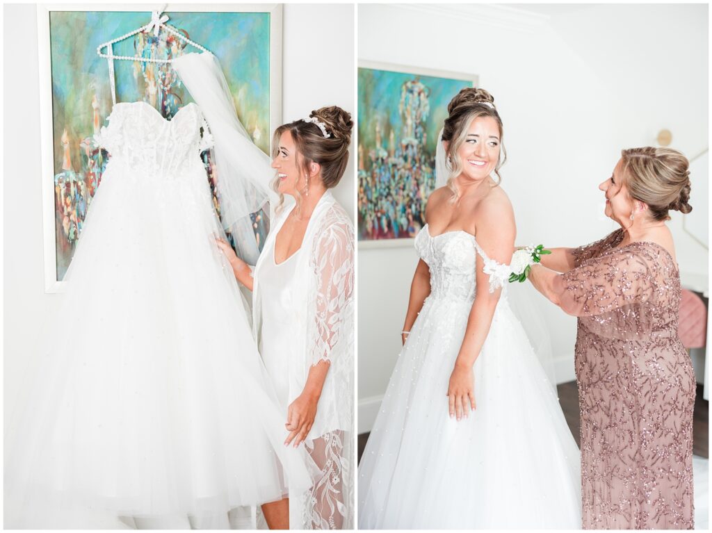 southern coastal wedding - intimate family wedding moments