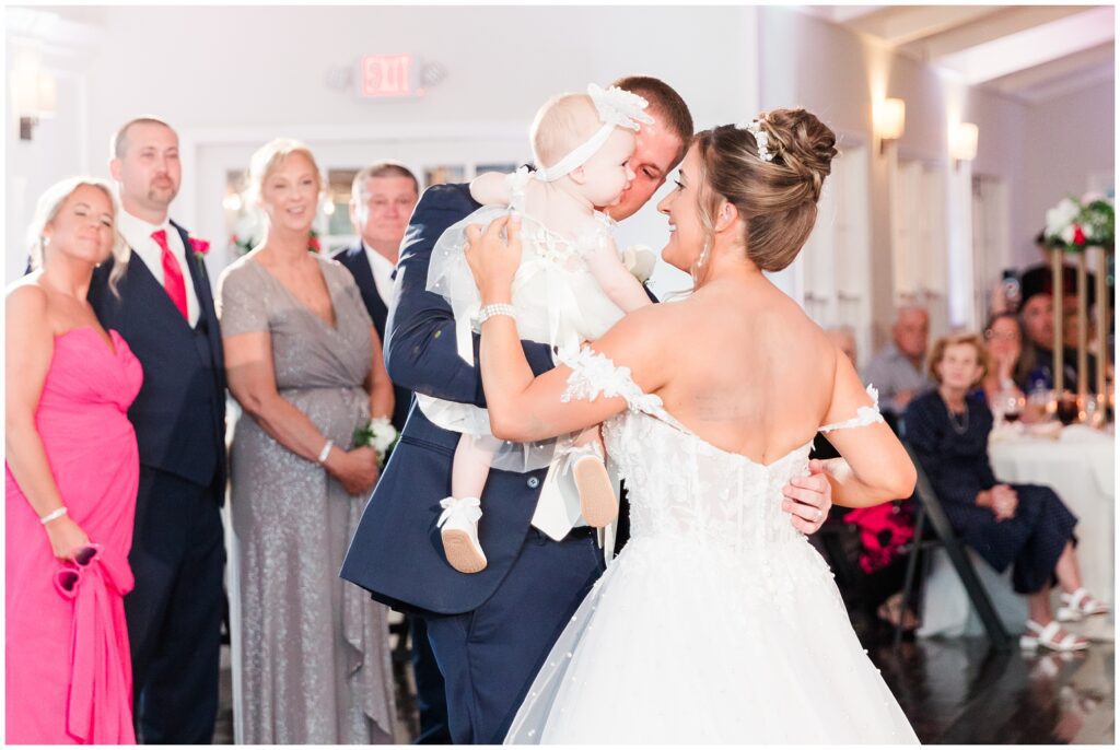 First dance on wedding day with daughter