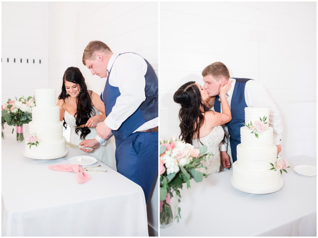 Wedding cake photo captured with Myrtle Beach photography style