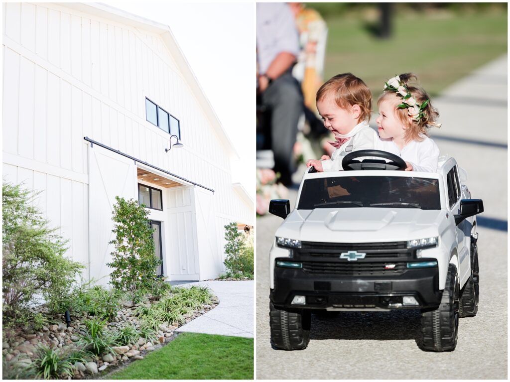 Bride walking down the aisle captured by Myrtle Beach wedding photographer