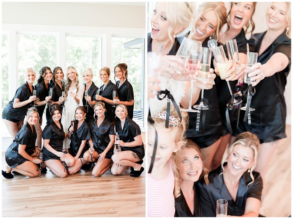 Full bridal party portrait at a coastal South Carolina wedding venue
- Getting Ready Photos