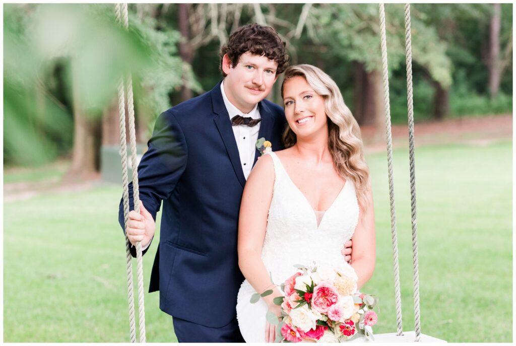 newlywed portraits outside Wildberry Farm